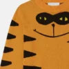 Stickad tröja med kattmotiv Stickad tröja med kattmotiv