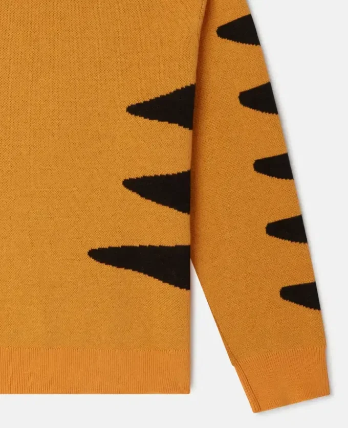 Stickad tröja med kattmotiv Stickad tröja med kattmotiv
