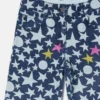 Stjärntryckta jeans med raka ben