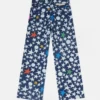 Stjärntryckta jeans med raka ben
