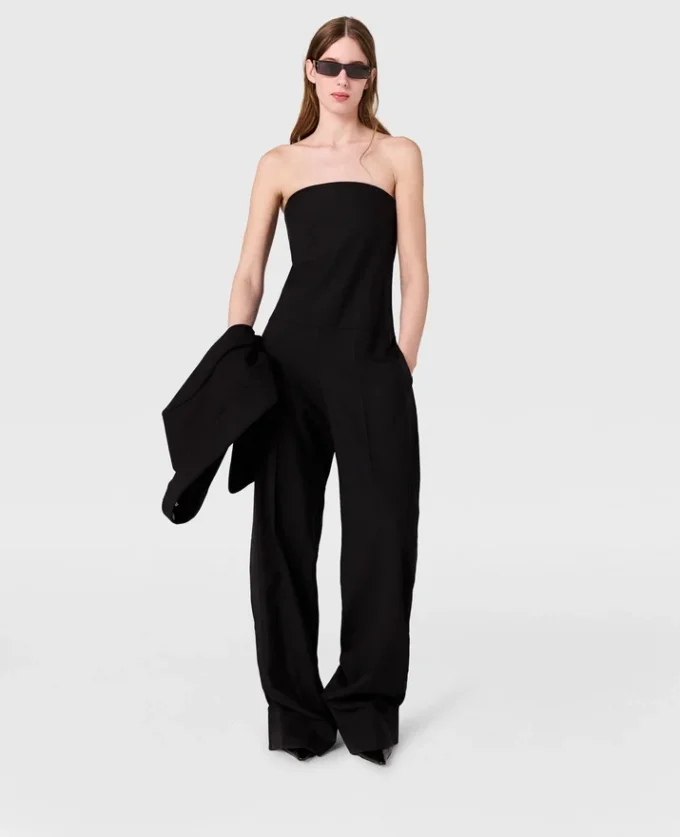 Strapless Tailored Jumpsuit