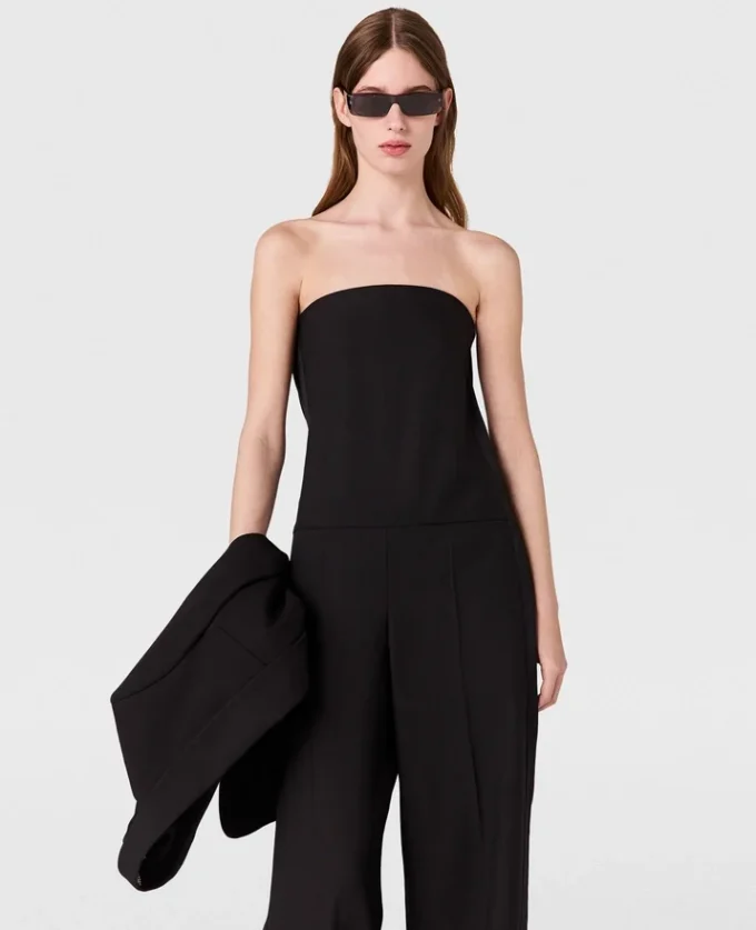 Strapless Tailored Jumpsuit