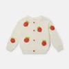 Strawberry Crochet Cardigan