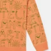 Sweatshirt med bokstavstryck Sweatshirt med bokstavstryck