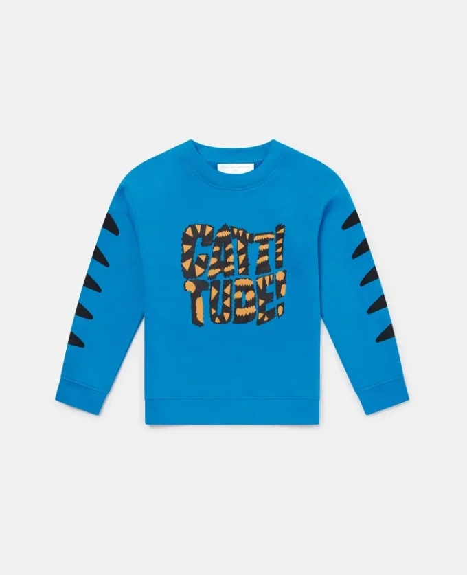 Sweatshirt med kattmotiv Sweatshirt med kattmotiv