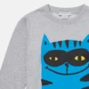 Sweatshirt med kattmotiv Sweatshirt med kattmotiv