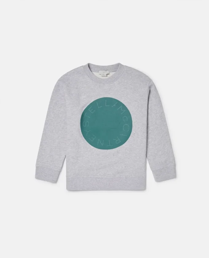 Sweatshirt med logotyp Sweatshirt med logotyp