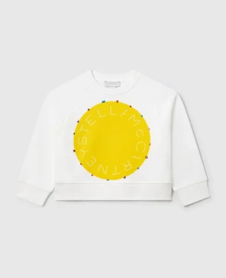 Sweatshirt med logotyp