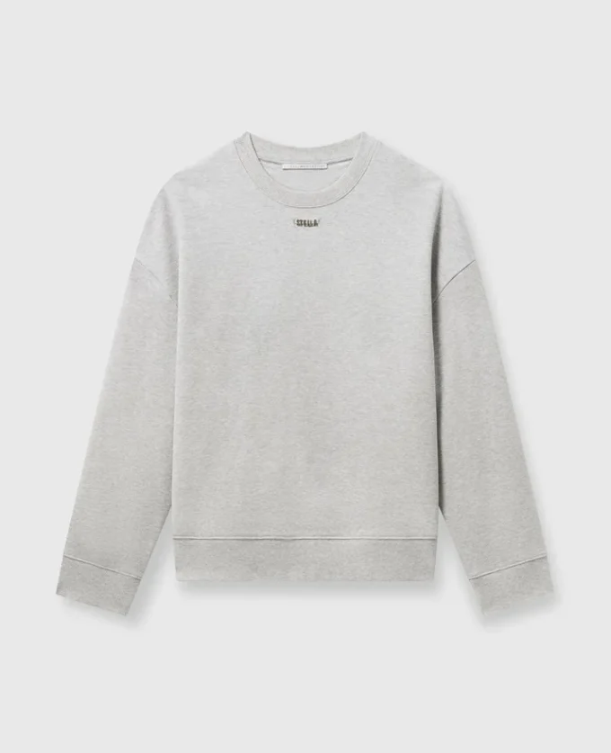 Sweatshirt med logotypsmycke Sweatshirt med logotypsmycke