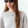 Sweatshirt med logotypsmycke Sweatshirt med logotypsmycke