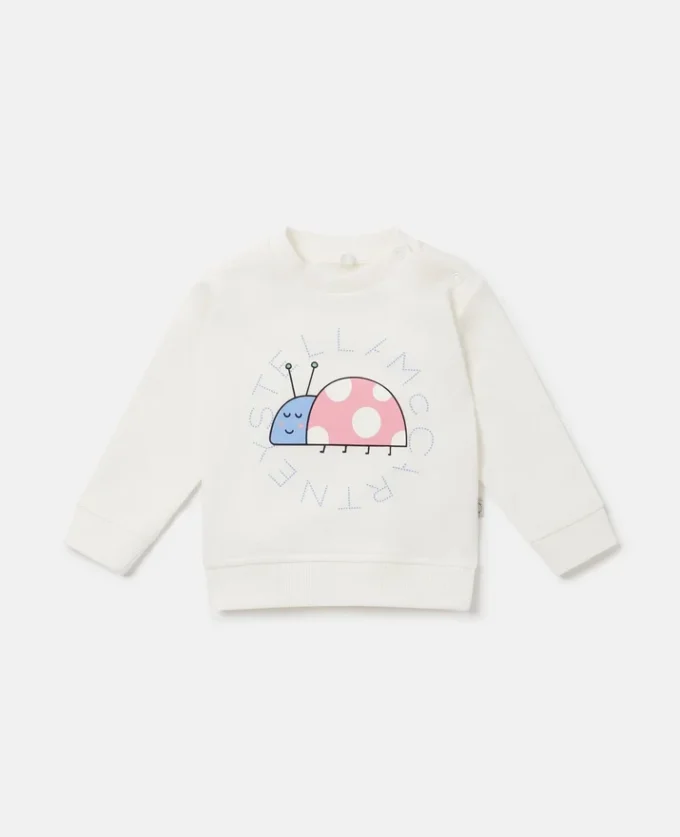 Sweatshirt med nyckelpigegrafik Sweatshirt med nyckelpigegrafik