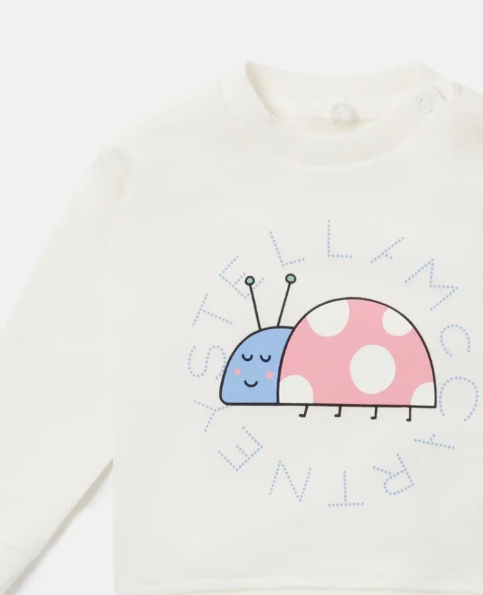 Sweatshirt med nyckelpigegrafik Sweatshirt med nyckelpigegrafik