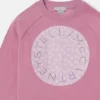 Sweatshirt med rund hals och grafiskt logo-broderi Sweatshirt med rund hals och grafiskt logo-broderi