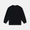 Sweatshirt med rund hals och grafiskt logo-broderi Sweatshirt med rund hals och grafiskt logo-broderi