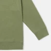 Sweatshirt med rund hals och grafiskt logo-broderi Sweatshirt med rund hals och grafiskt logo-broderi