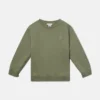 Sweatshirt med rund hals och logomedaljong