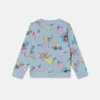 Sweatshirt med rund hals och älvtryck Sweatshirt med rund hals och älvtryck