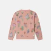 Sweatshirt med rund hals och skogsprint Sweatshirt med rund hals och skogsprint
