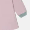 Sweatshirtklänning med broderad logotyp
