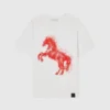 T-shirt med airbrush-tryck av häst T-shirt med airbrush-tryck av häst