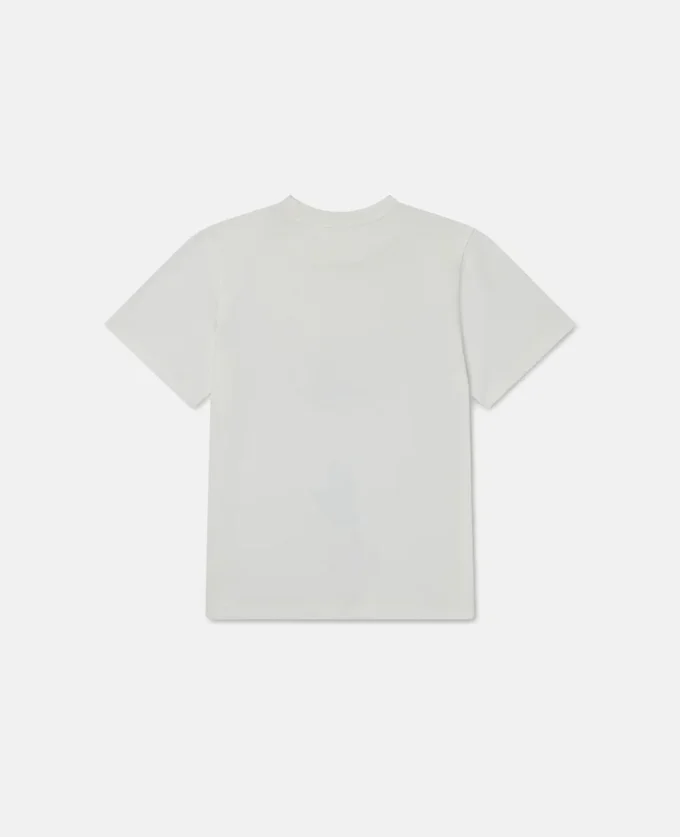 T-shirt med blommönster