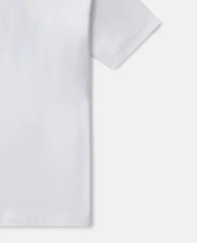 T-shirt med blommönster