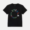 T-shirt med broderat cirkulärt logo T-shirt med broderat cirkulärt logo