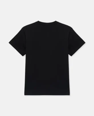 T-shirt med broderat cirkulärt logo