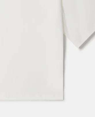 T-shirt med broderat hjärta