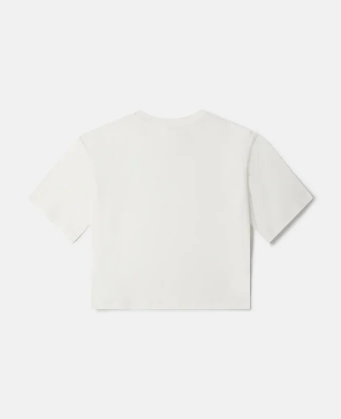 T-shirt med broderat hjärta T-shirt med broderat hjärta