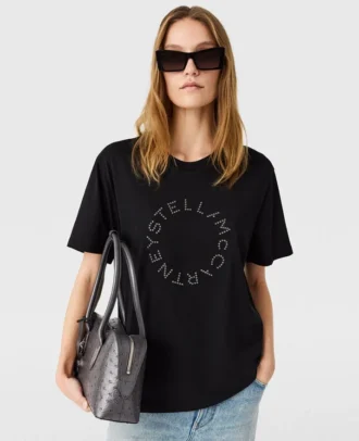 T-shirt med broderat logo