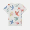 T-shirt med duvtryck
