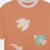 T-shirt med duvtryck T-shirt med duvtryck