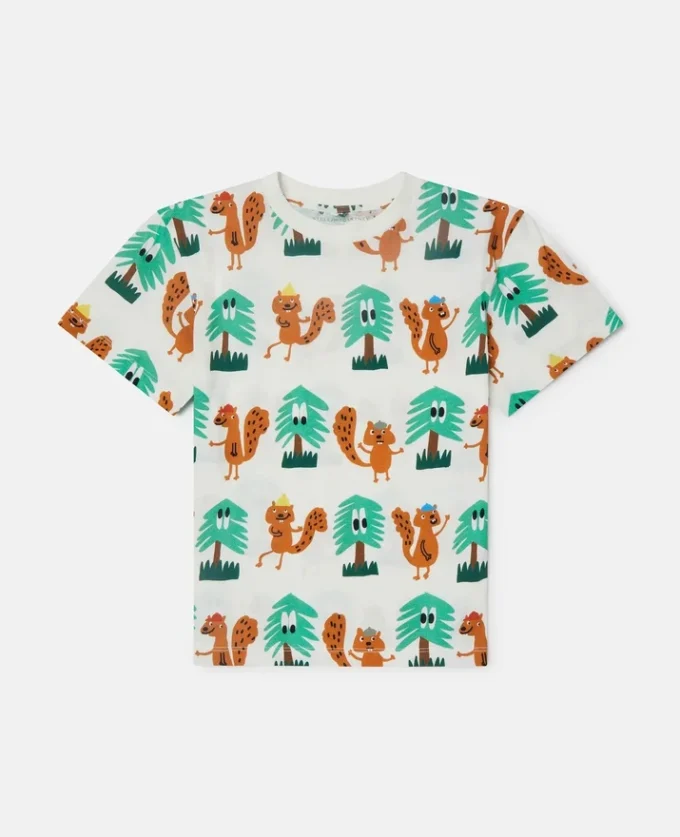 T-shirt med ekorrmotiv T-shirt med ekorrmotiv