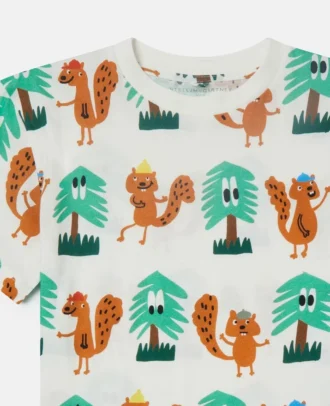 T-shirt med ekorrmotiv