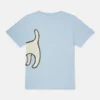 T-shirt med ensamt valpmotiv