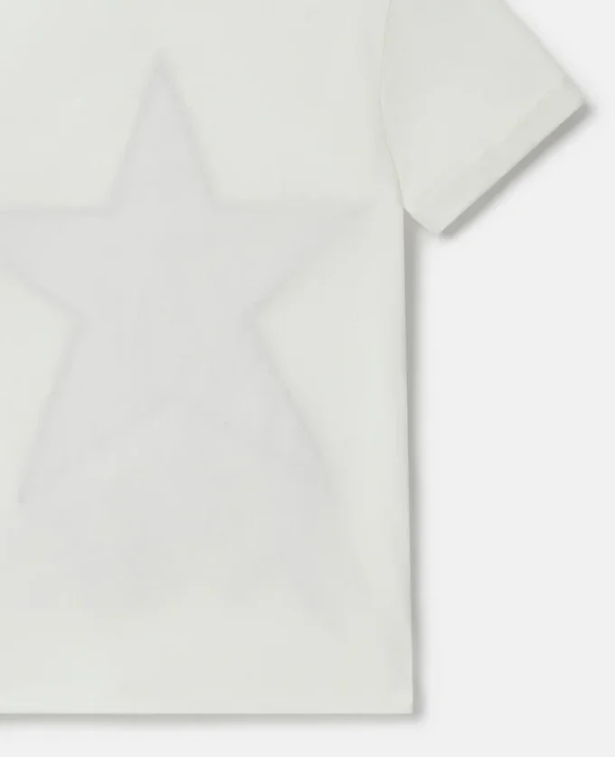 T-shirt med fransar och stjärnor T-shirt med fransar och stjärnor