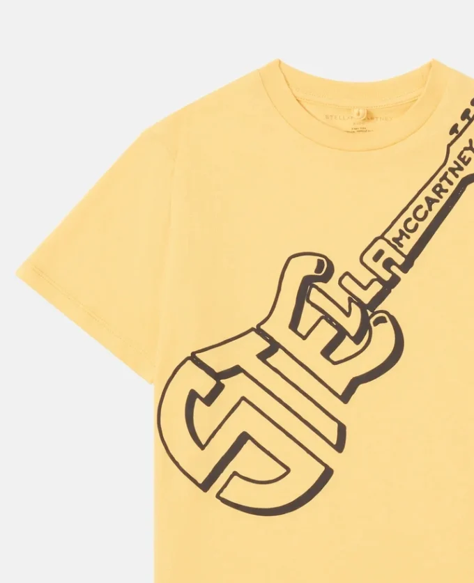 T-shirt med gitarrmotiv