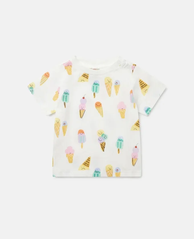 T-shirt med glassmotiv T-shirt med glassmotiv