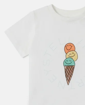 T-shirt med glassmotiv