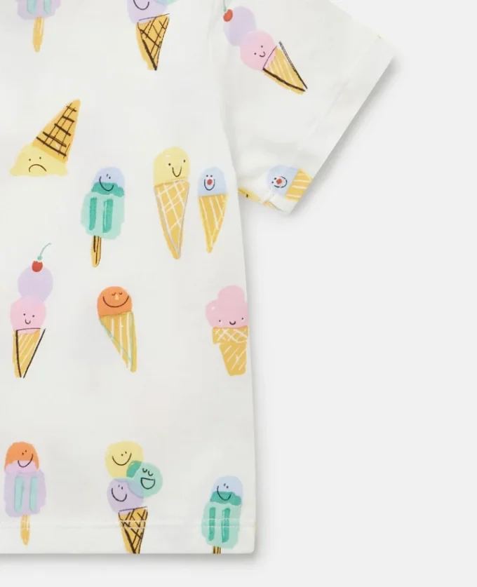 T-shirt med glassmotiv T-shirt med glassmotiv
