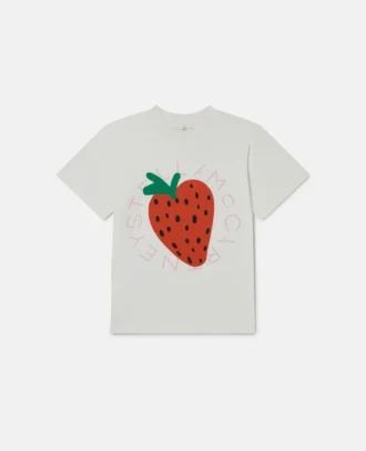 T-shirt med jordgubbsmotiv