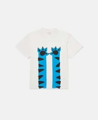 T-shirt med kattmotiv