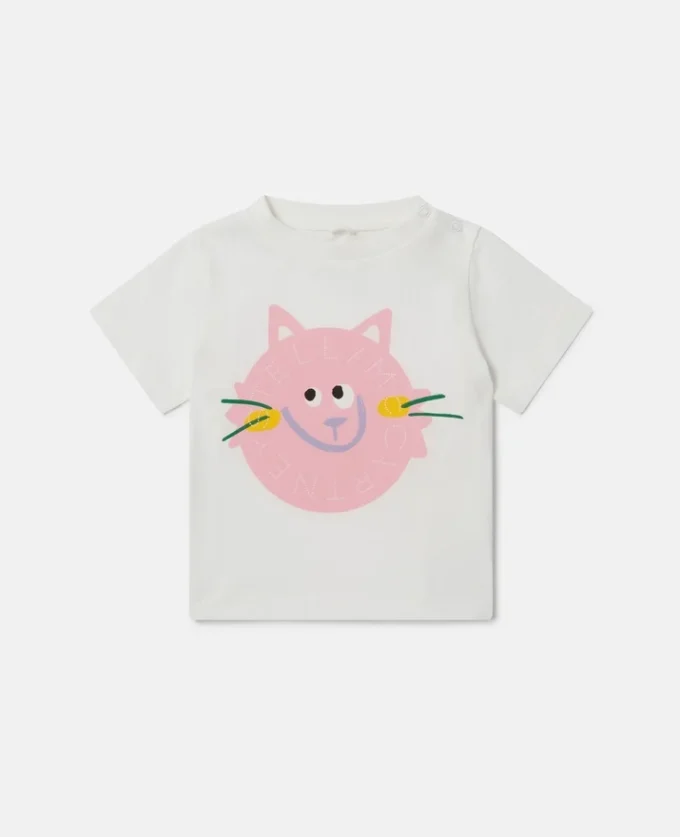 T-shirt med kattmotiv T-shirt med kattmotiv
