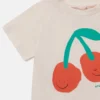 T-shirt med körsbärsprint T-shirt med körsbärsprint