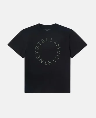 T-shirt med logotyp och grafiskt tryck
