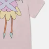 T-shirt med älvmotiv och rund halsringning T-shirt med älvmotiv och rund halsringning