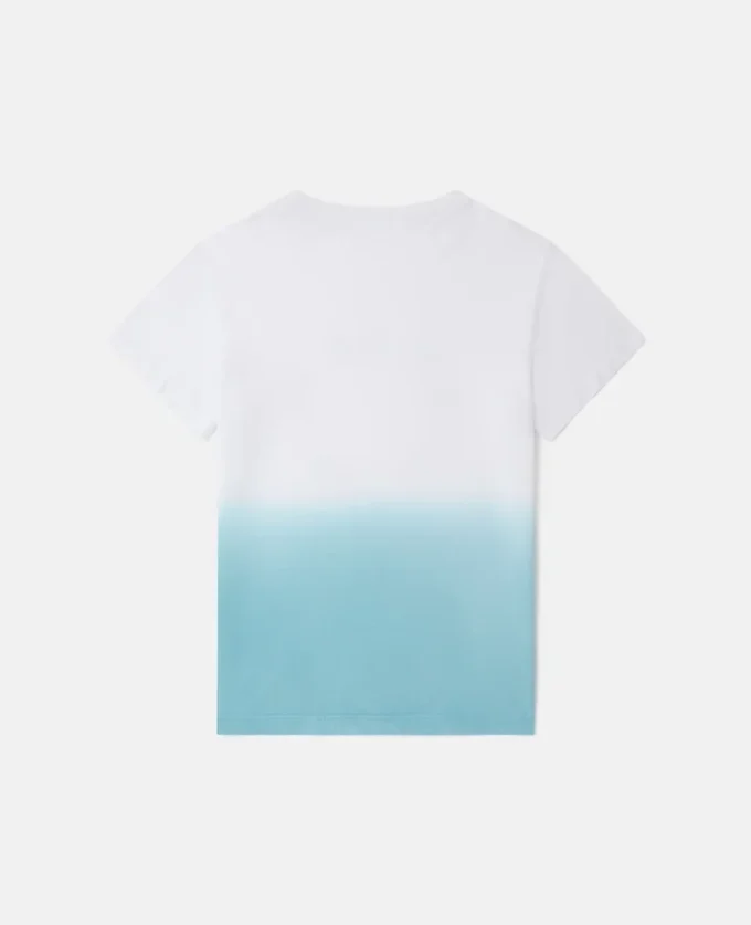 T-shirt med medaljonglogotyp i ombré T-shirt med medaljonglogotyp i ombré