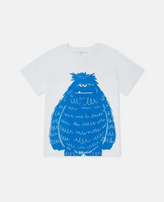 T-shirt med monstergrafik
