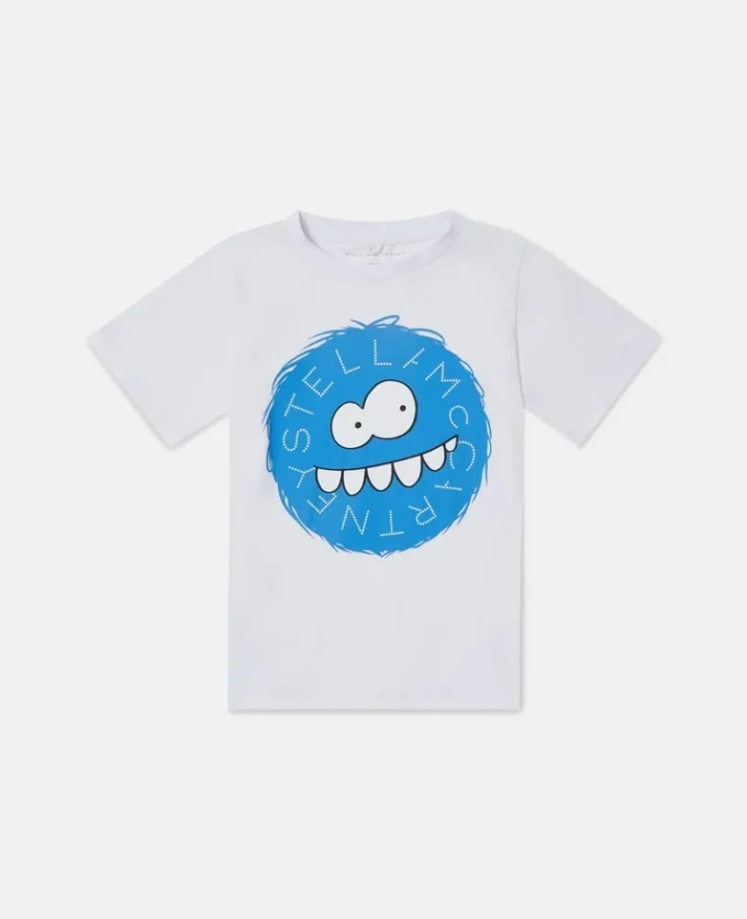 T-shirt med monstergrafik T-shirt med monstergrafik